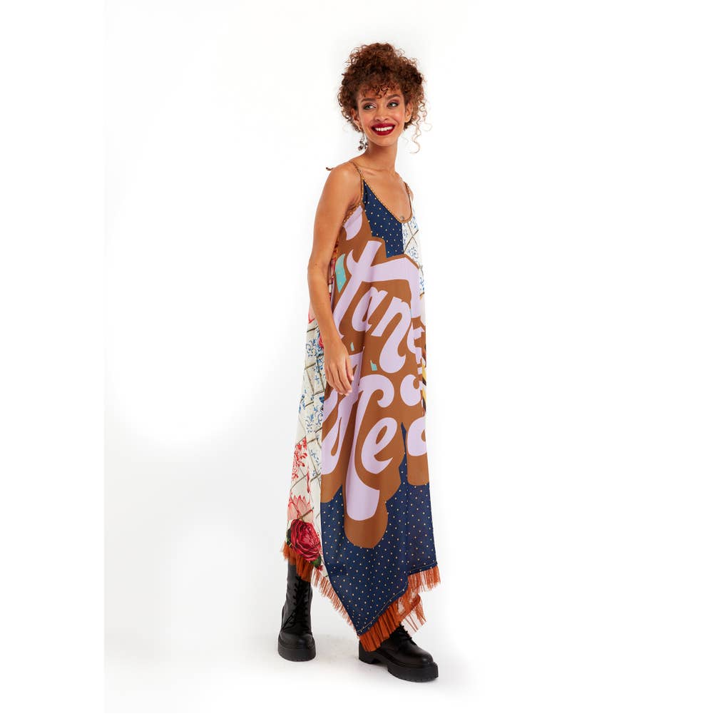 Dress V Neck - Ocean Washed Tiles for wholesale by IPNG Design