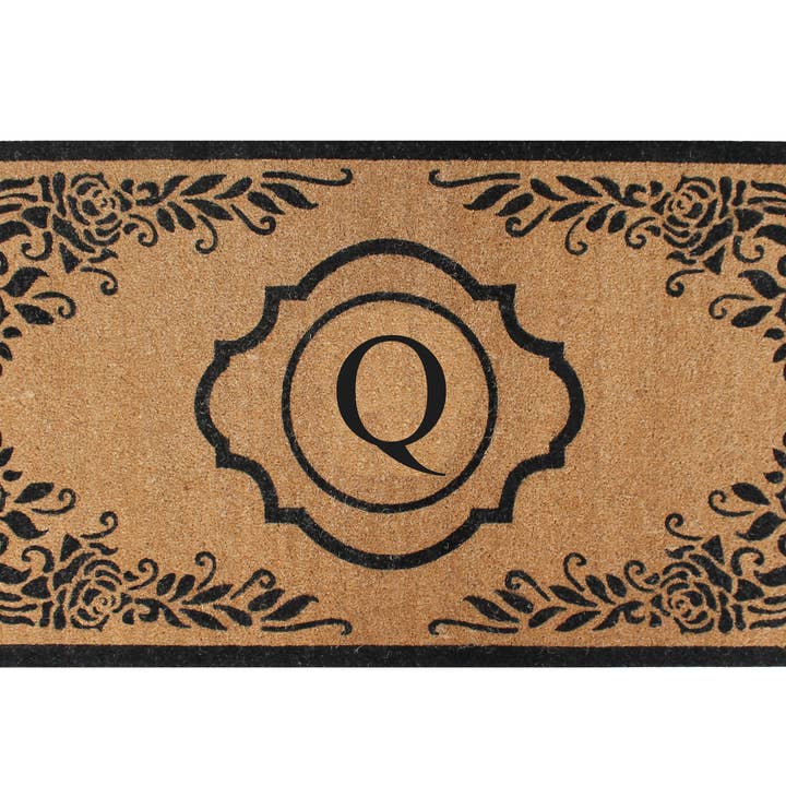 A1 home collections - Wholesale Door Mat - A1HC Coir Anti-Shed Treated Monogrammed Doormat 36X72