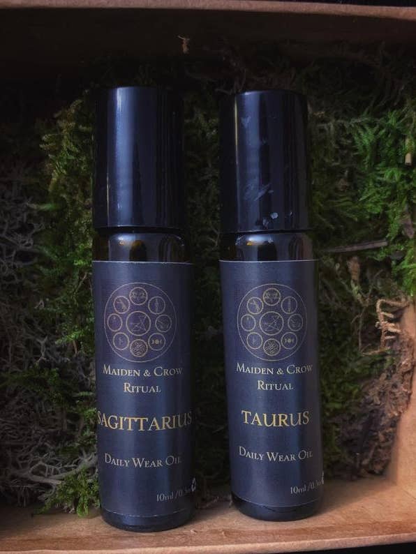 Set astrologique : Soleil et Lune pour la vente par Maiden and Crow Spiritual Apothecary