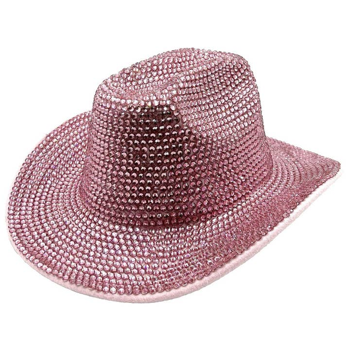 Diacly - Wholesale Cowboy Hat - Women's - Full Rhinestone Covered Cowboy Cowgirl Hat