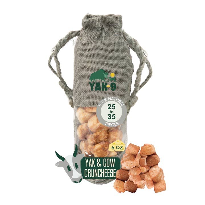 Yak9 - Yak and Cow Milk CrunCheese for Dogs - 6 oz for wholesale by Yak9 Chews