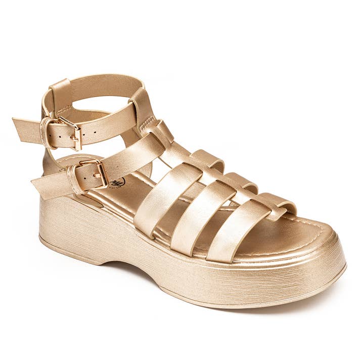 2.75" Open Toe Casual Gladiator Sandals for wholesale by Trary