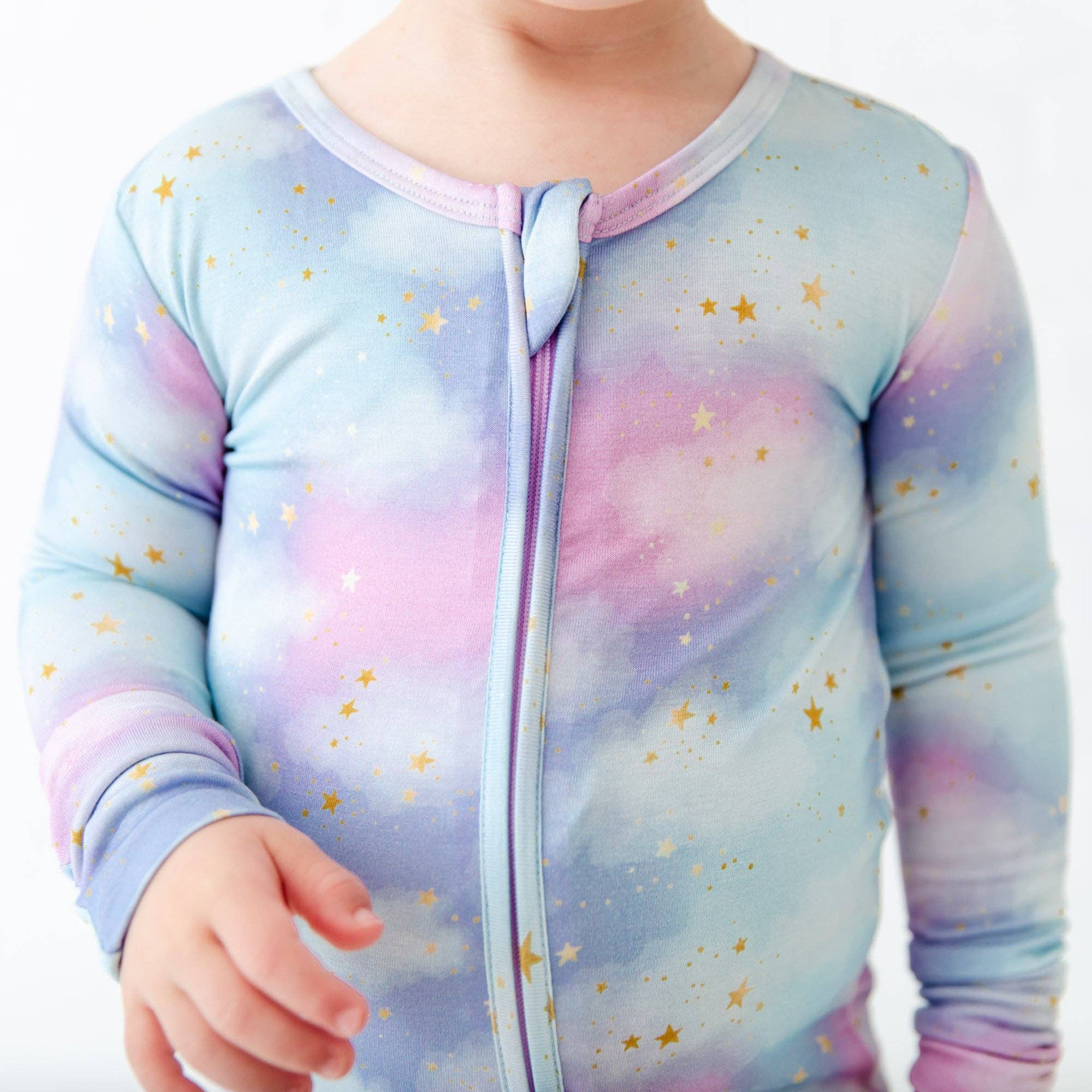 Dreamiere – wholesale Sleepsuit – Baby – Kids Cotton Candy Skies Bamboo Convertible Footie Pajamas1