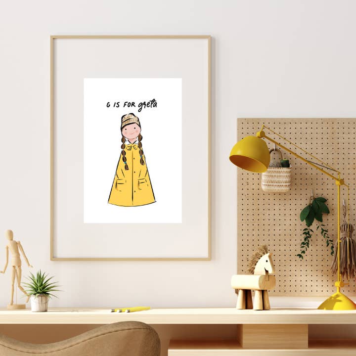 Alphabet Art Print for wholesale by Jennifer Vallez