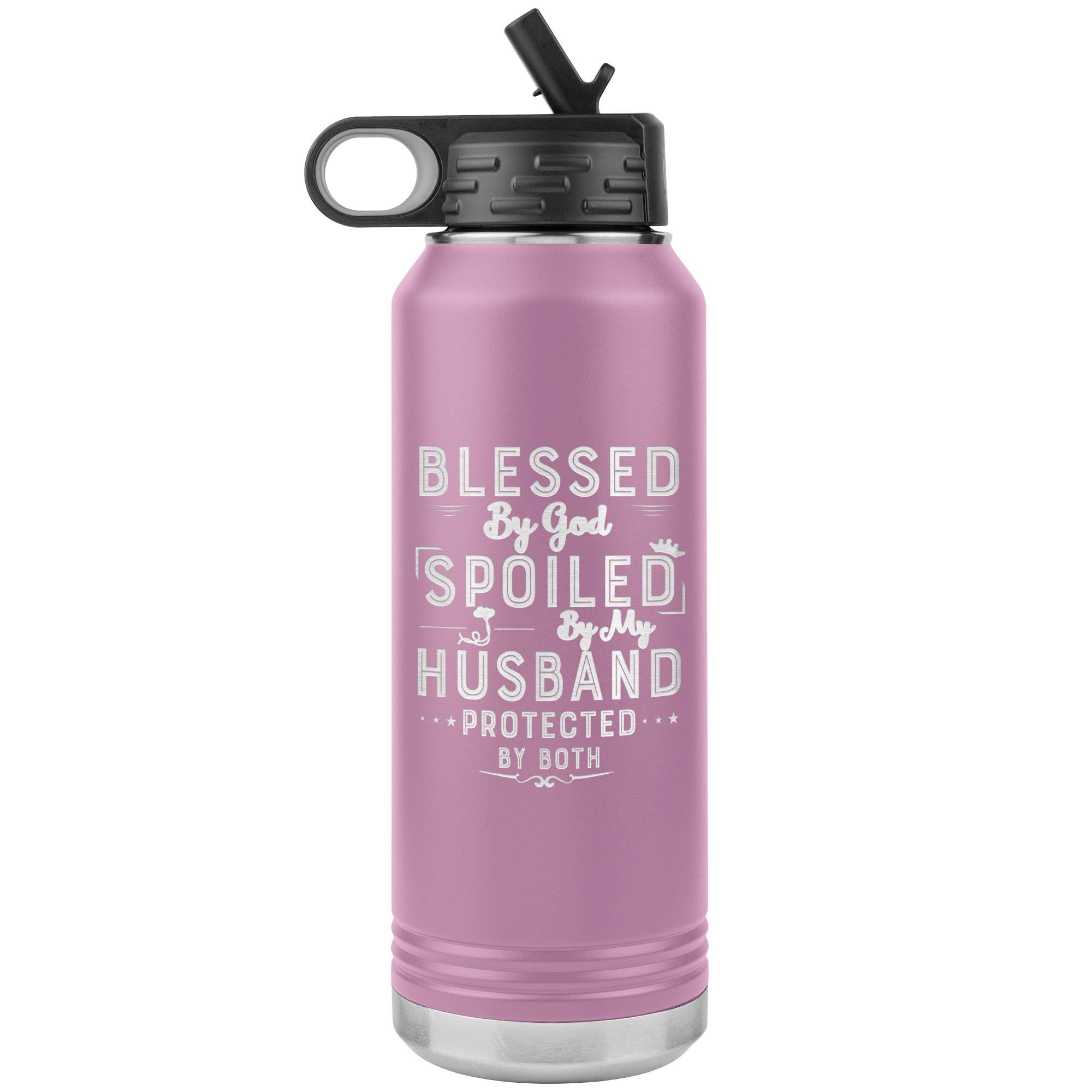 LA Shirt Company - Wholesale Water Bottle - Blessed By God - 32OZ WATER BOTTLE INSULATED5