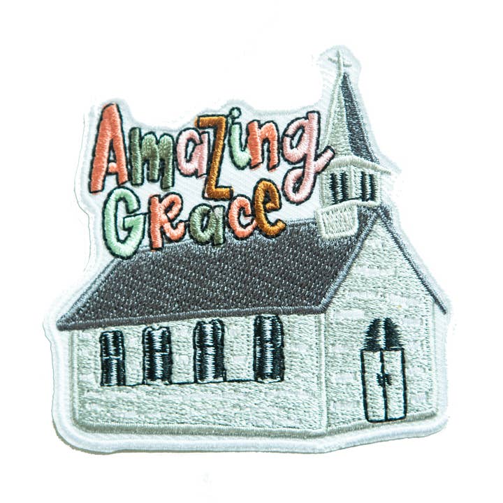 Toppa per cappello Amazing Grace Church per la vendita all'ingrosso da parte di Kingfolk Co