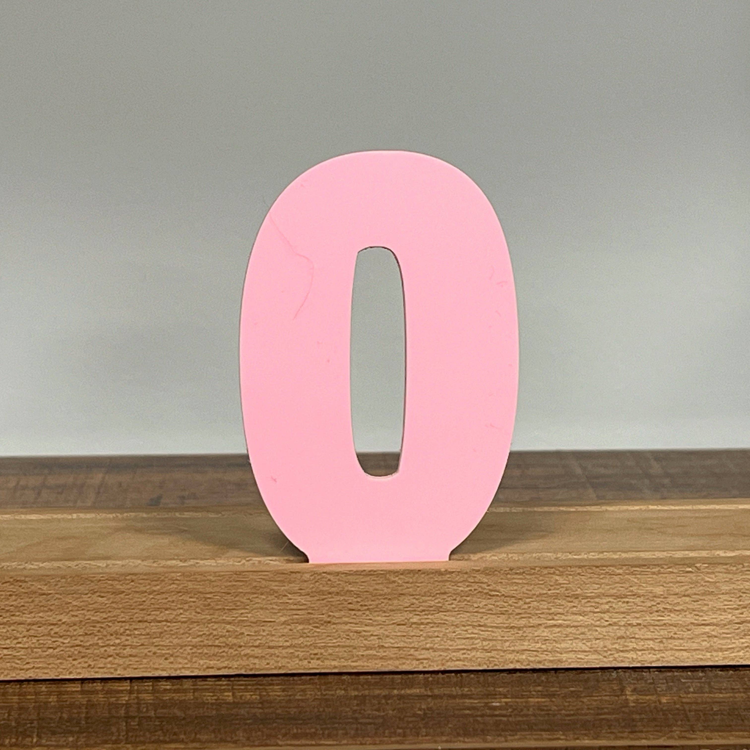 Artifacture - Wholesale Sign - Kryliq Individual Letters: 3" Craftsman Style- Matte Pastel Pink28