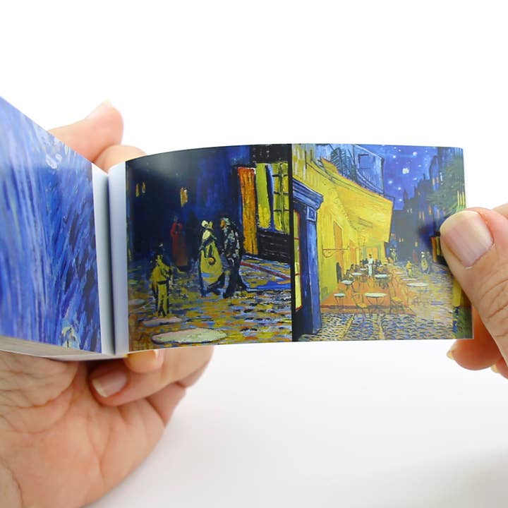 Flipboku – Großhandel Auslagebuch – Vincent van Gogh Flipbook – Interaktives Kunstbuch mit Meisterwerken in Bewegung5