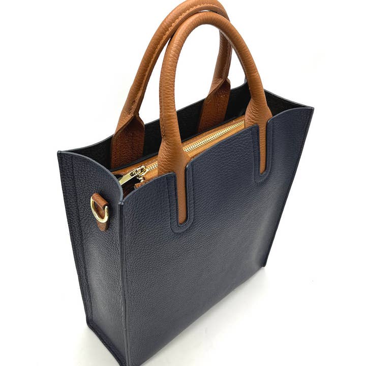 Suie Valentini srl - Wholesale Shoulder Bag - Women's - Genuine leather shoulder bag, for women, made in Italy, art. 1124455