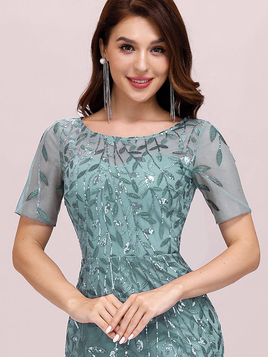 Ever-Pretty – wholesale Gown – Women's – Sequin Shiny Fishtail Tulle Dresses for Party45