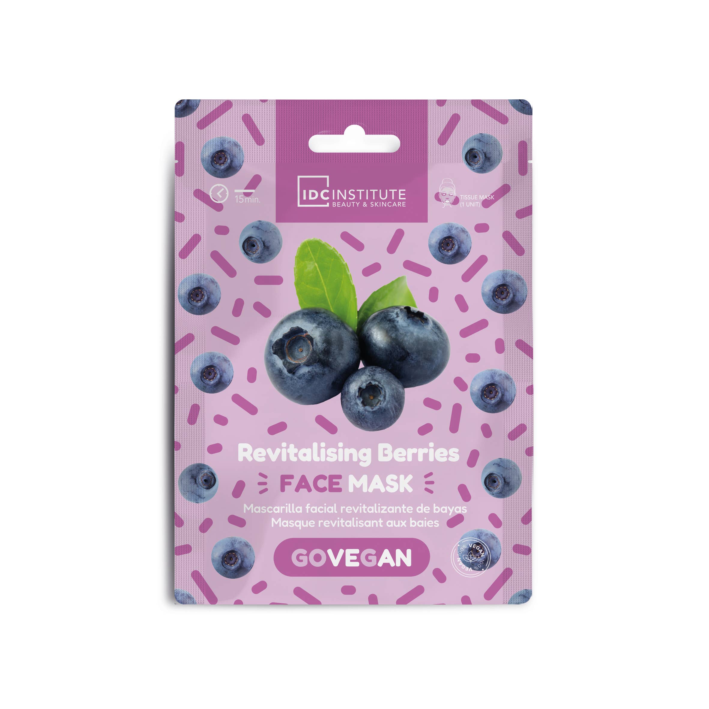 Kontiki - Wholesale Skincare Face Mask - GoVegan Fabric Face Mask - IDC INSTITUTE2