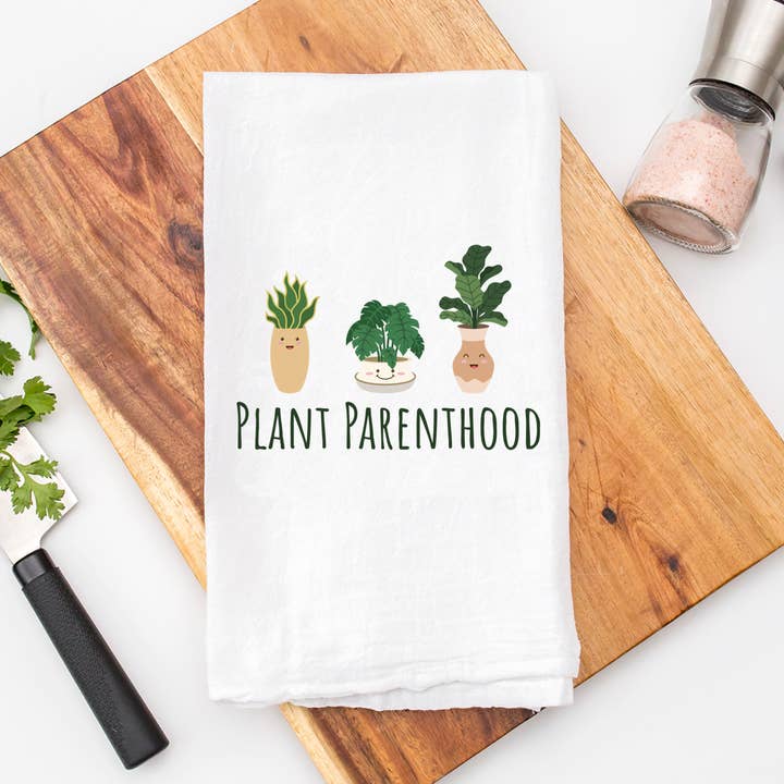 Strofinaccio cucina Plant Parenthood per la vendita all'ingrosso da parte di Calm Down Caren