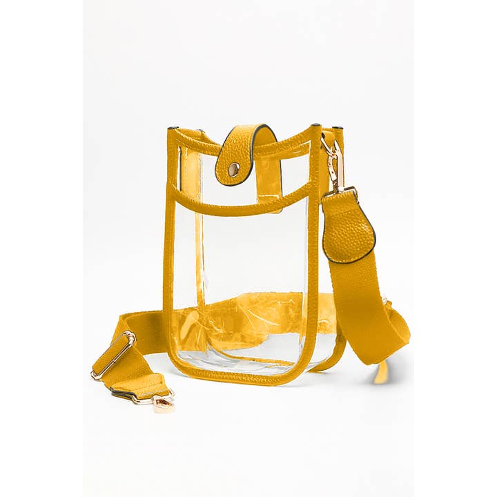 Hana - Wholesale Crossbody Bag - Women's - Clear Stadium Crossbody Mini Bag8