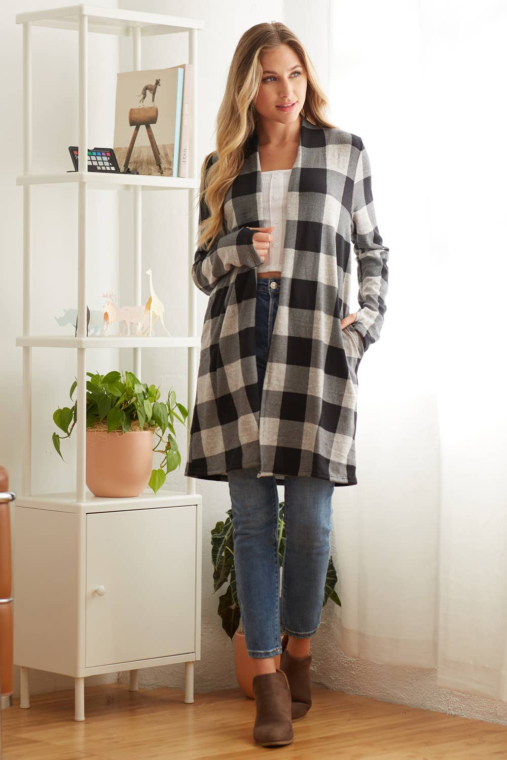 Moonshot Clothing – Großhandel Strickjacke – Damen – MST2032-Ultraweiche Buffalo-Strickjacke10