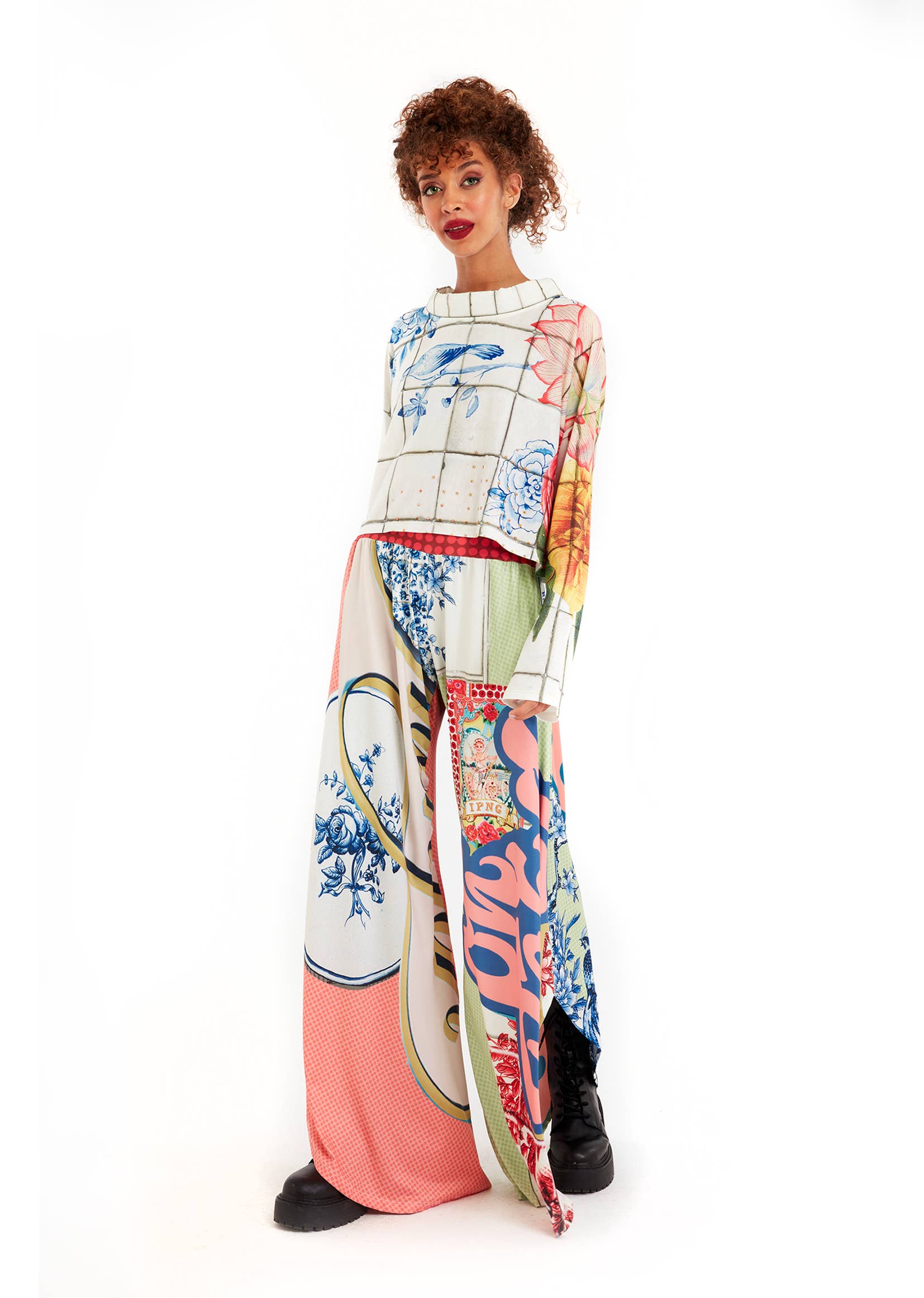 IPNG Design - Wholesale Pants - Women's - Summer Pants - Ocean Washed Tiles3