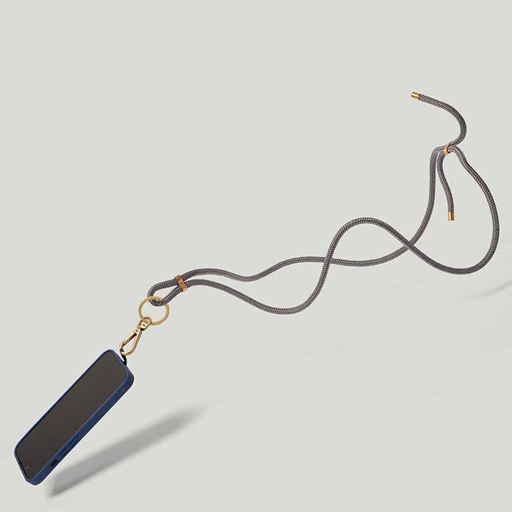KNOK – wholesale Rem till telefonfodral – Universal telefon halsband (grå)