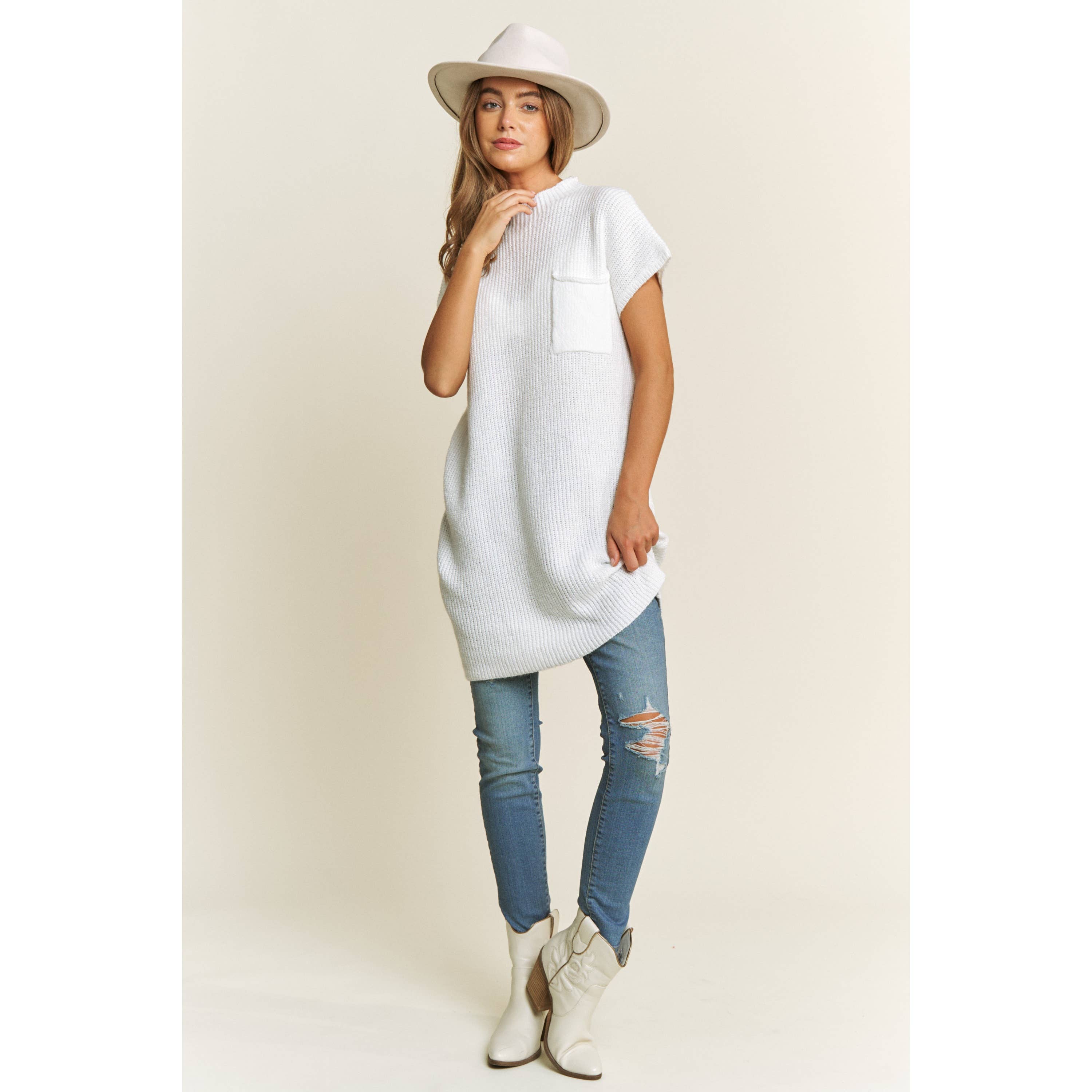 Sweet Generis - Venta al por mayor Vestido - Mujer - MINIVESTIDO CLÁSICO DE PUNTO TIPO SUÉTER CON HOMBROS DESCUBIERTOS24