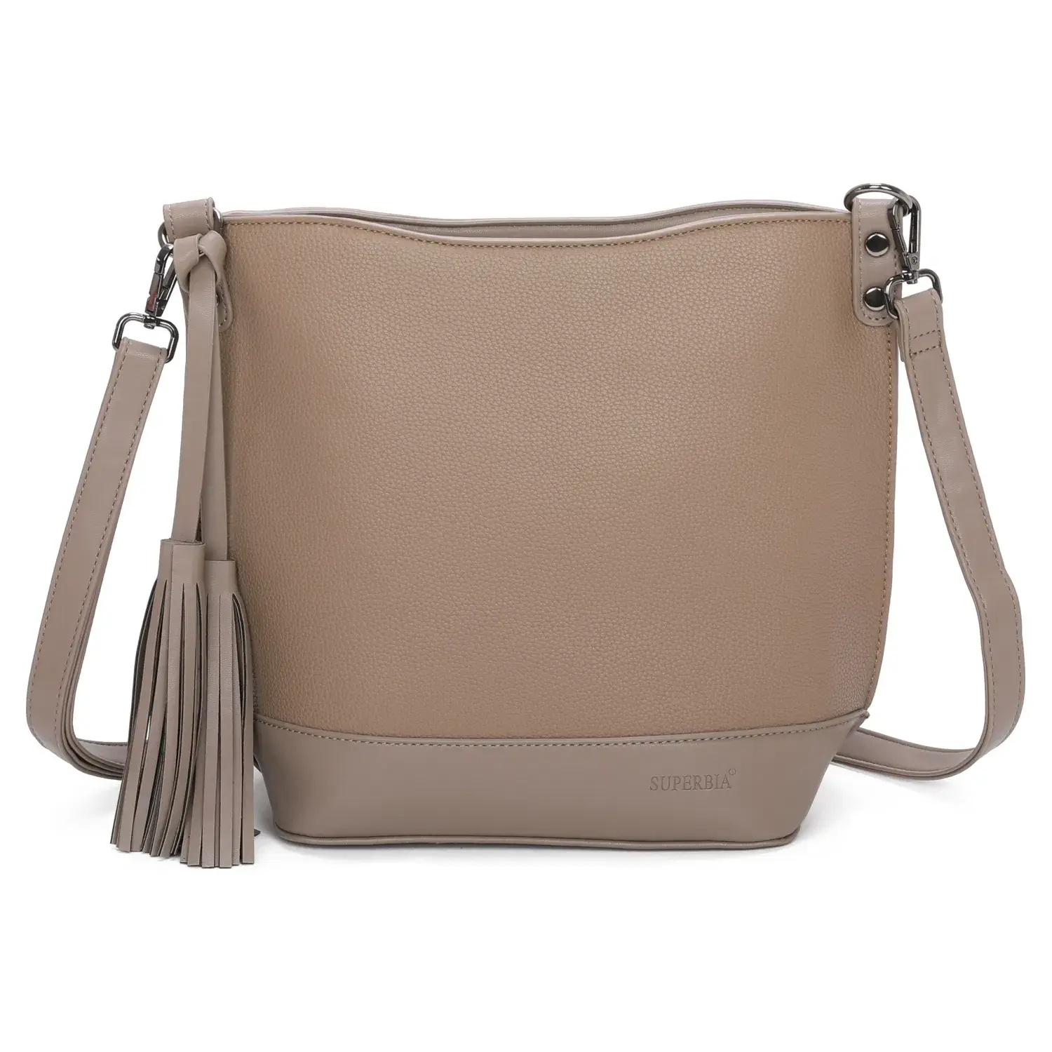 Superbia - Wholesale Shoulder Bag - Women's - Medium Size Classic Shoulder Bag Cross Body Bag with Tassel3