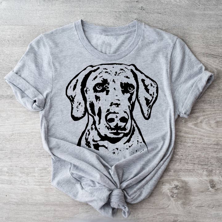 Weimaraner (Wesley) | Unisex T-Shirt for wholesale by Spicy Kitten Designs