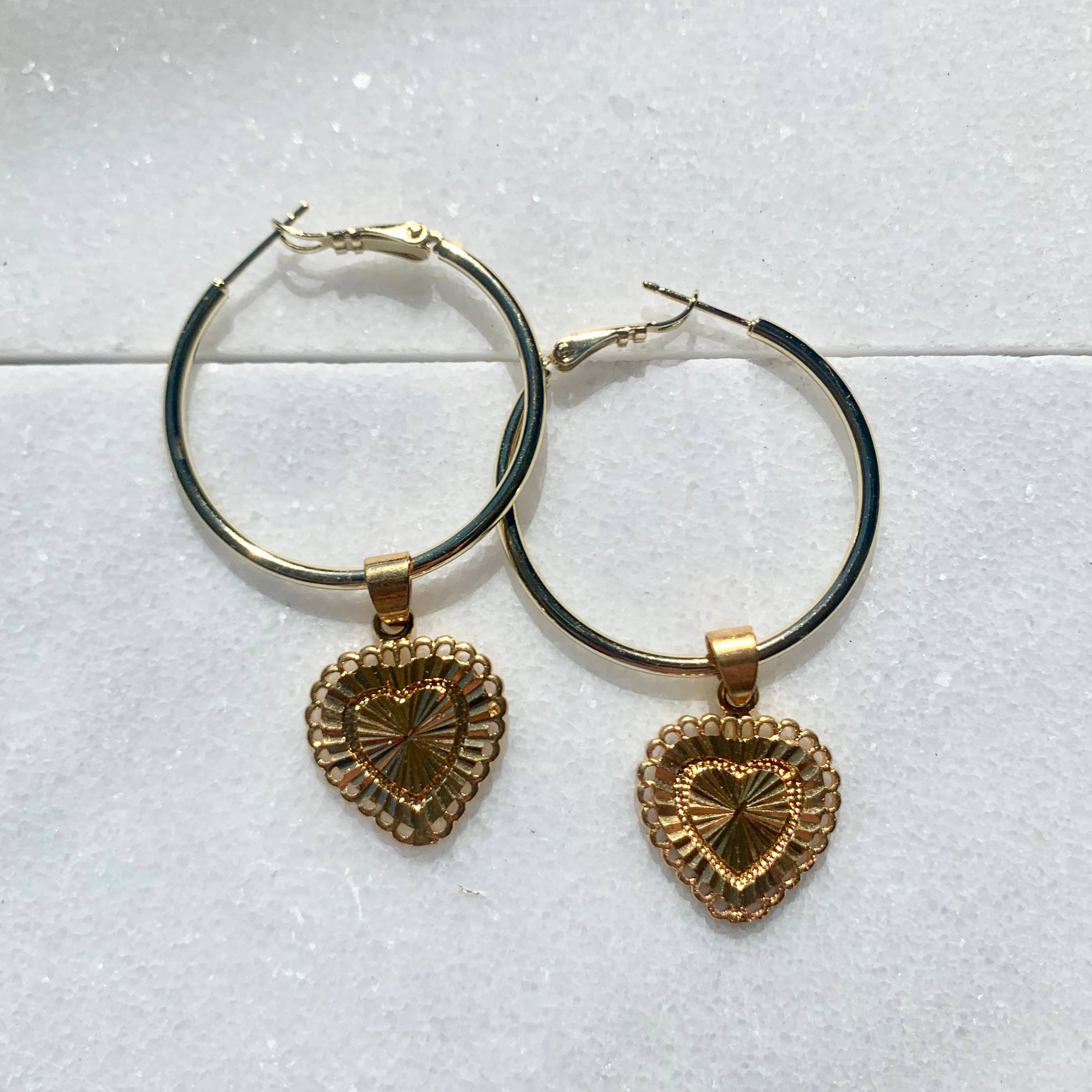 House of Au.ORA - Wholesale Hoop Earrings - Heartbreaker Hoop Earrings