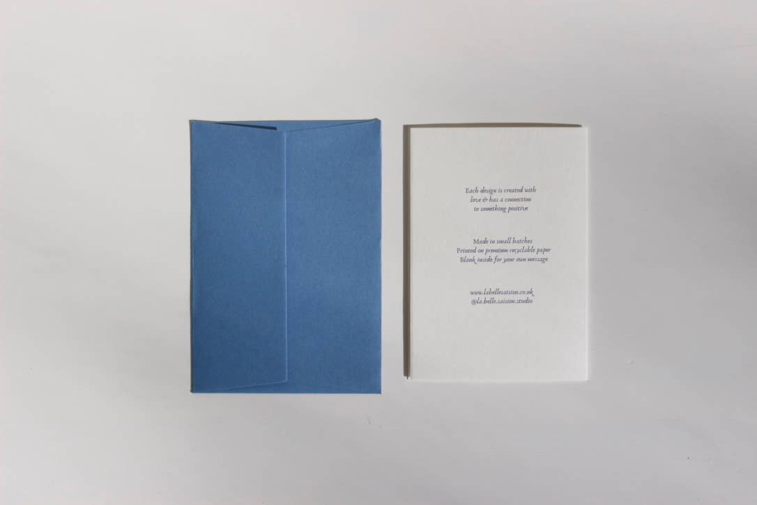 La Belle Saison – wholesale Love card – Premium Frill Love Letter Greeting Card  A63