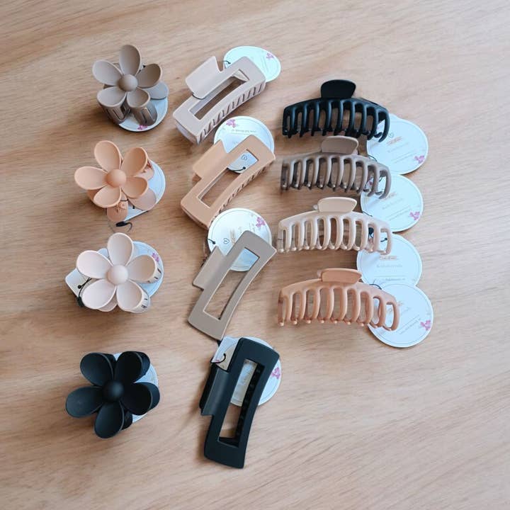 Hair claw set women for wholesale by Kids4trendy