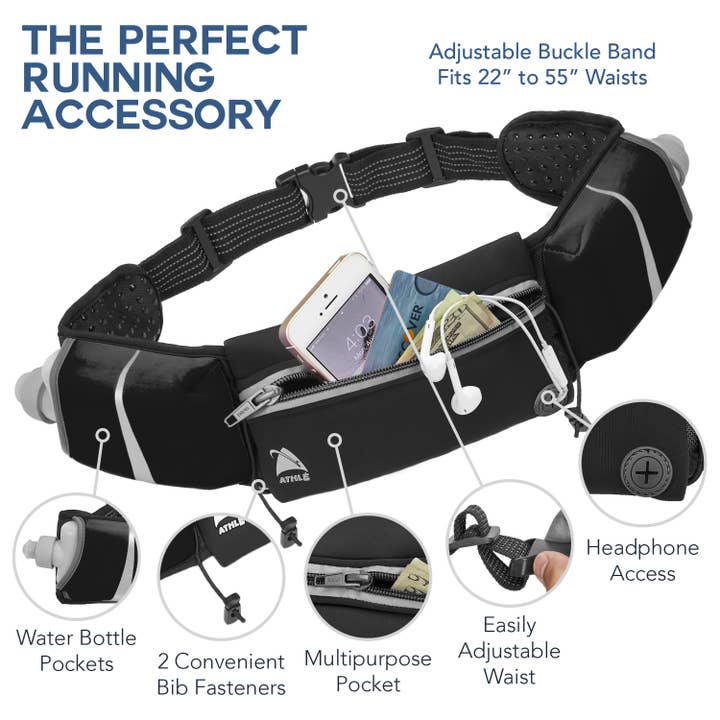 Athle Sport - Wholesale Belt Bag - Unisex - Speed Sash, Hydration belt