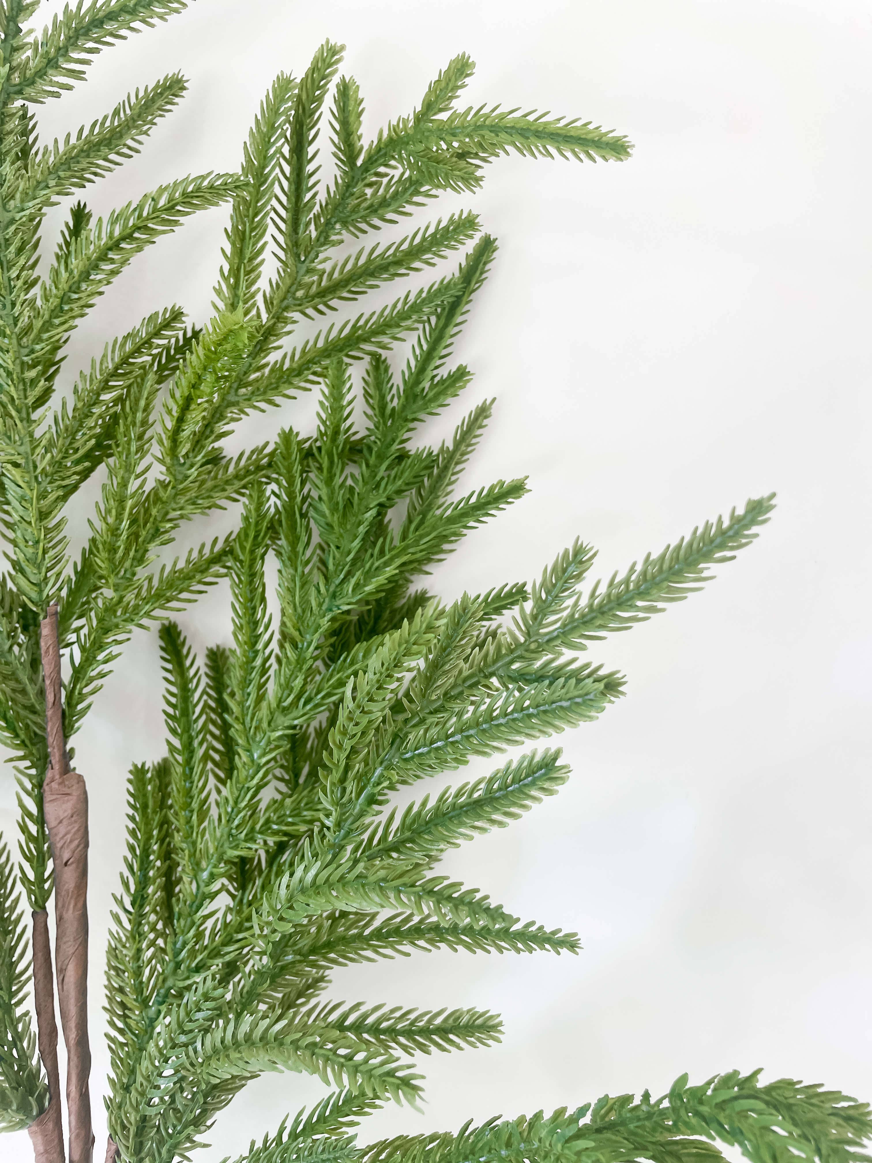 Hycroft Home Decor - Vente Décoration de Noël - Tige de Noël en faux pin de Norfolk Real Touch 25" et 33"5