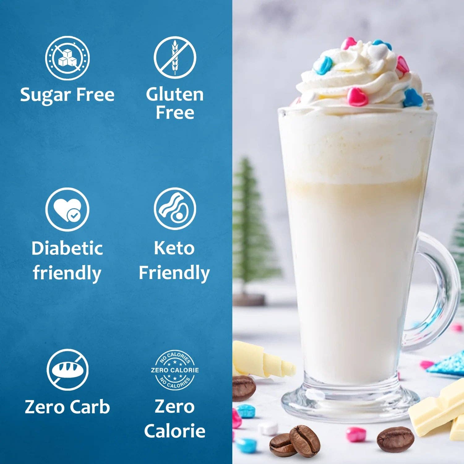 Syruvia - Wholesale Flavored Syrup - Sugar-Free White Chocolate Mocha Syrup3