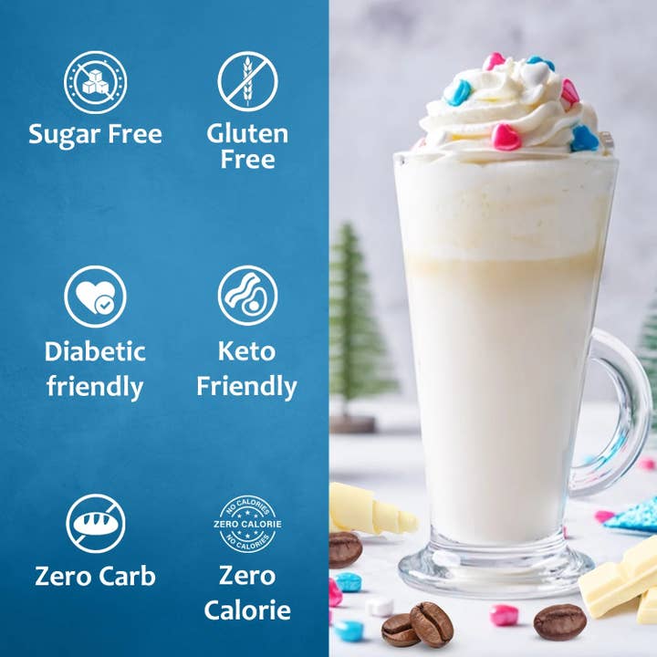 Syruvia - Wholesale Flavored Syrup - Sugar-Free White Chocolate Mocha Syrup3