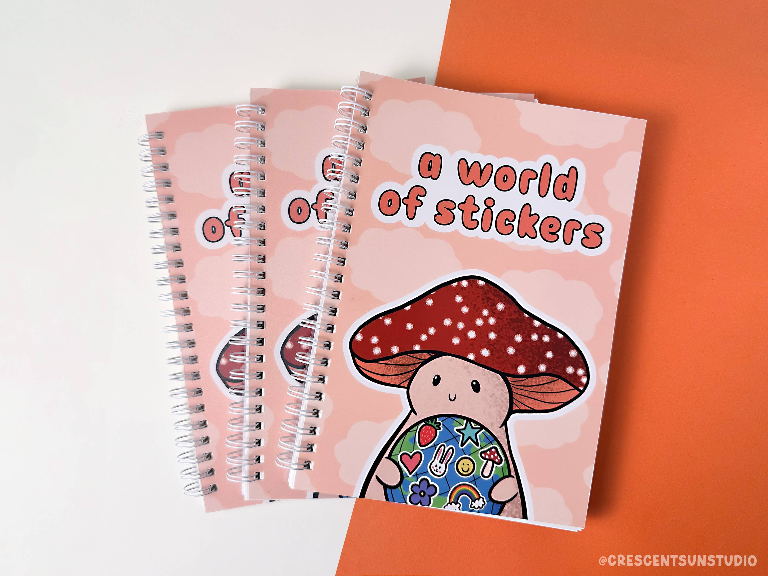 Crescent Sun Studio - Wholesale Notebook - Reusable Sticker Book, Sticker Collection Album3