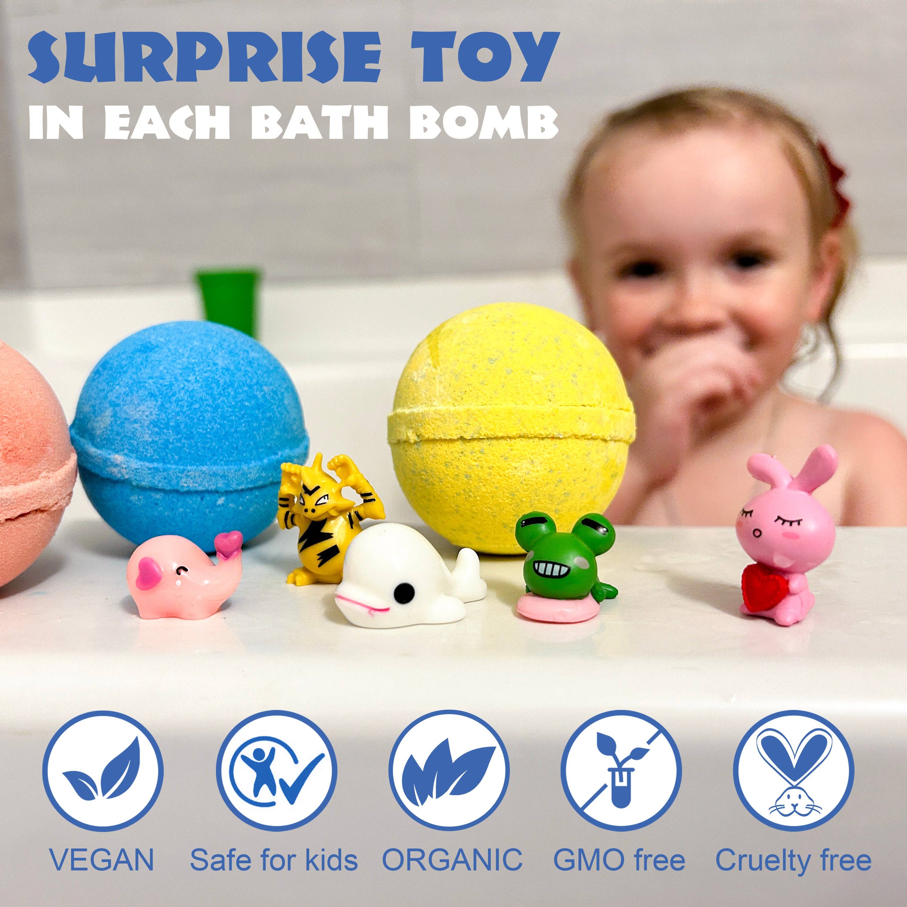 Relaxcation – wholesale Bath bomb/fizz – 12 Bath Bombs for Kids with Surprise Toys Inside6