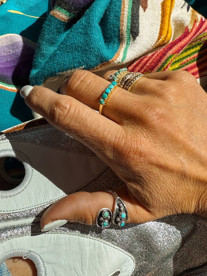 Tucson Guldring for engroshandel hos Turnback Pony