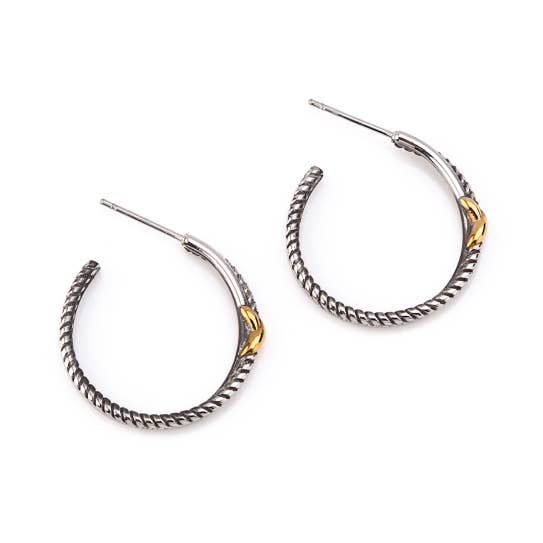 Argola Aço com X GKE231228012 por atacado de Shebiju