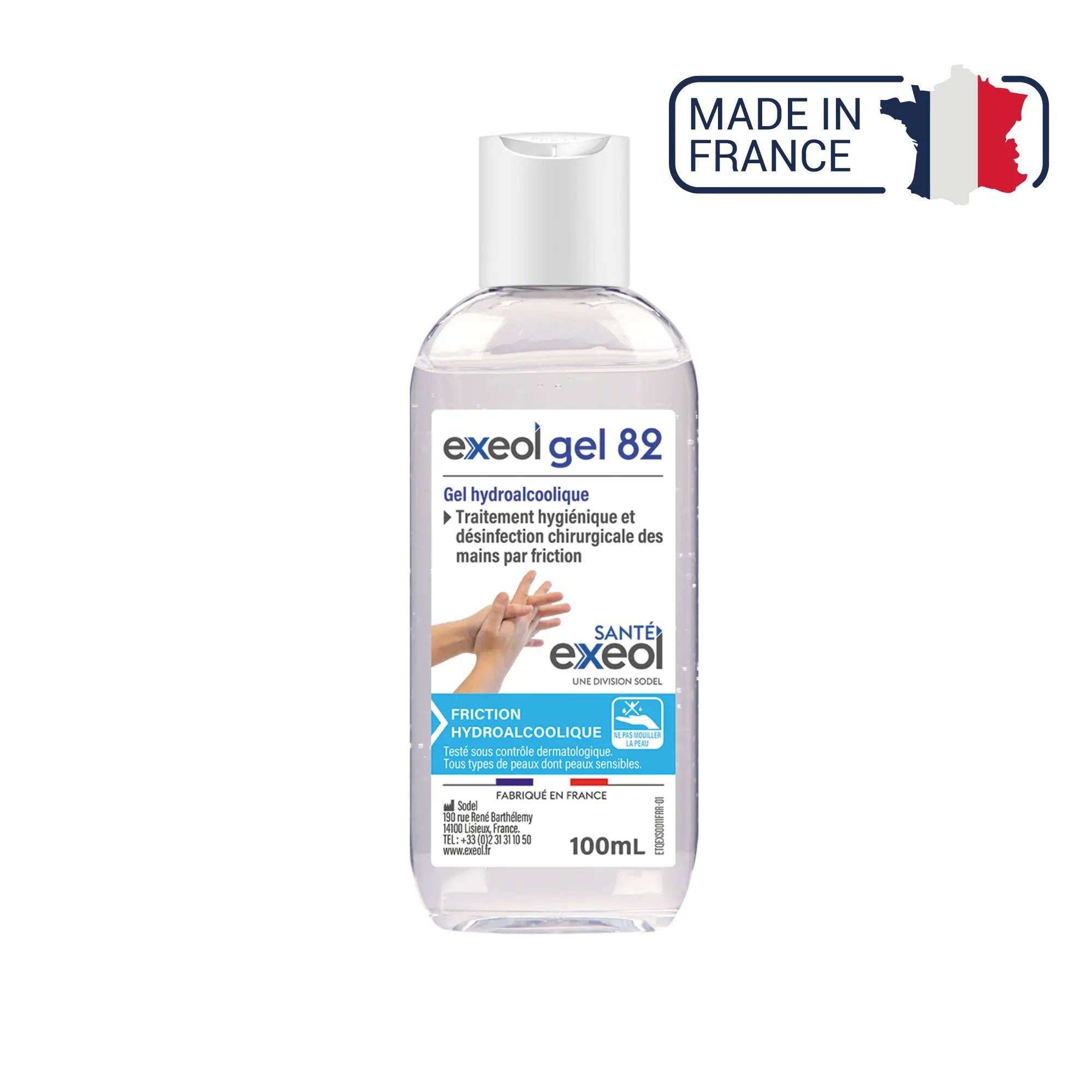 My Podologie - Wholesale Hand Sanitizer - Hydroalcoholic gel - Exeol Gel 82 - Sodel0