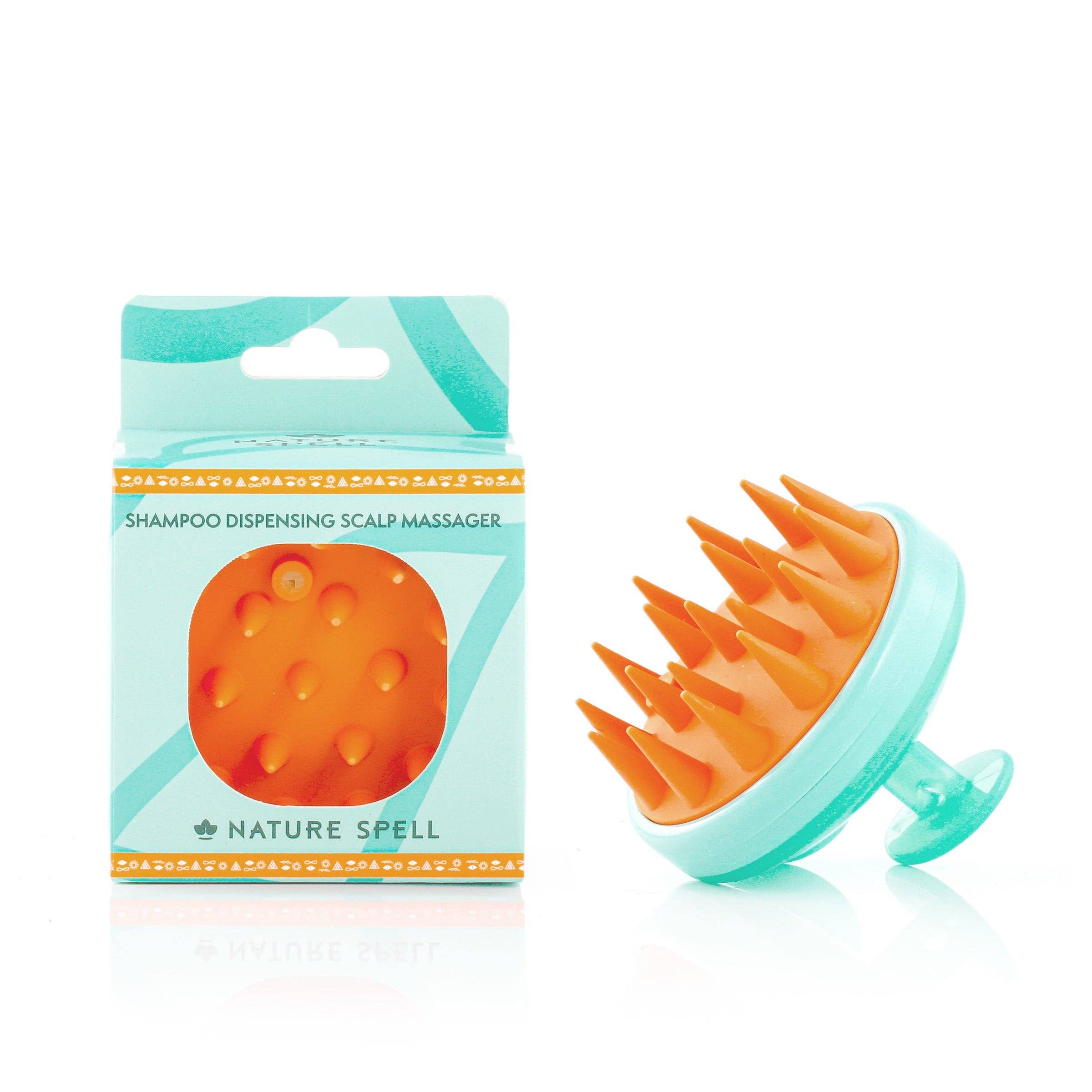 Nature Spell - Wholesale Head Scratcher/Massager - Nature Spell Shampoo Dispensing Scalp Massager0