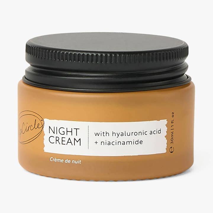 VIAI Beauty - Vente Crèmes de nuit - Crème de Nuit UPCIRCLE avec Acide Hyaluronique + Niacinamide - Format Voyage