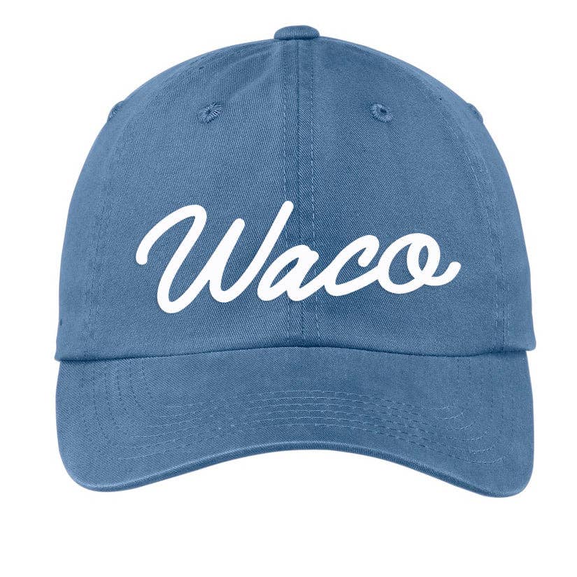 Frankie Jean - Vente Casquette de baseball – unisexe - Casquette de baseball Waco Cursive2