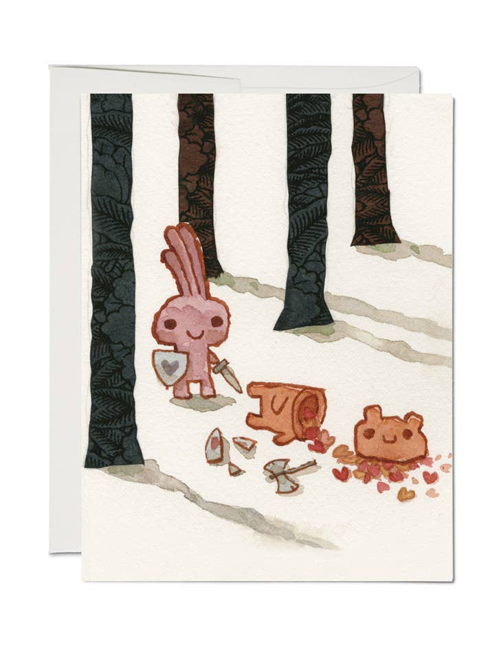 The Duel wenskaart voor wholesale door The Scott C Shop