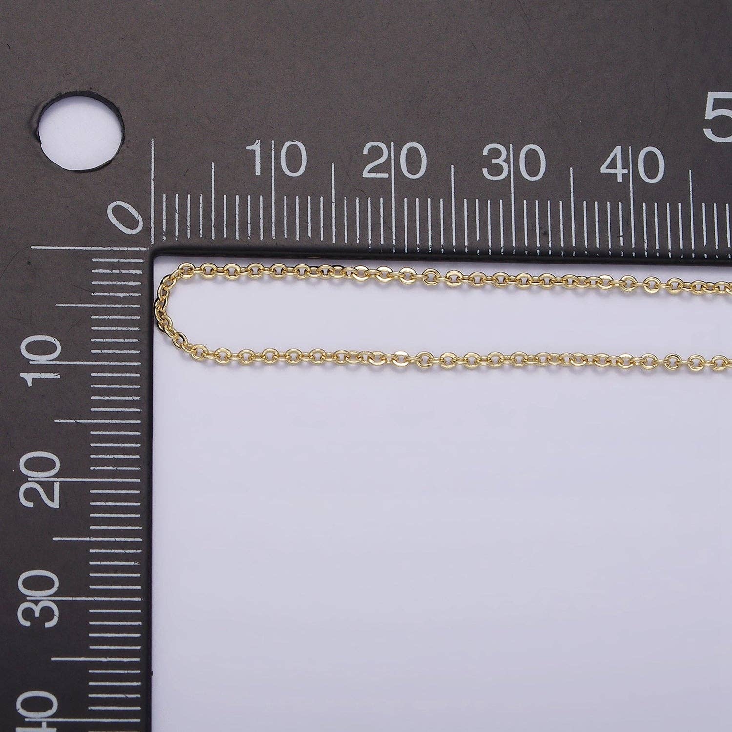 Aim Eternal - Wholesale Link & Chain Necklace - 16"/18"/20" Gold Filled 1.2mm Dainty Cable Chain Necklace4