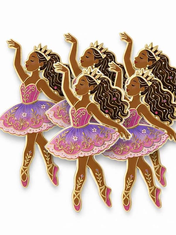 Heritage Ballerina Keepsake Sticker (Set of 5) for wholesale by Heritage Pin Co.