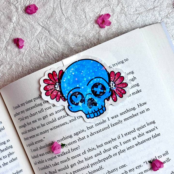 Marque-page magnétique Masque Lights Out pour la vente par Posh Paperie