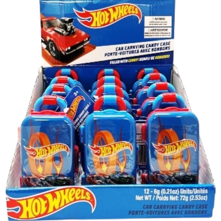 Hotwheels Car Carrying Case with Candy for wholesale by Cow Crack Wholesale