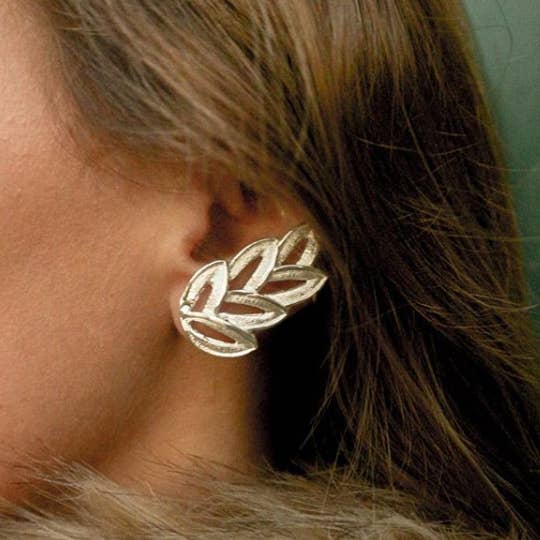 TRIESTE SILVER EARRING for wholesale by MIO JEWELS