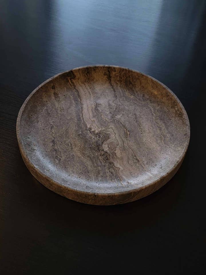 Granada Travertine Tray for wholesale by Morfí Design