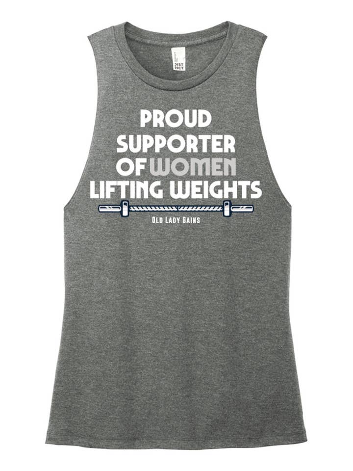 Proud Supporter Tank for wholesale by Old Lady Gains