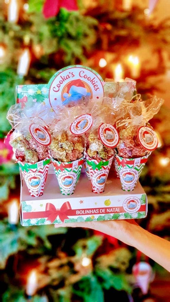 Belpharmed bv: Cooka's Cookies & Sensidog - Vendita all'ingrosso Snack - Cani - Palle di Natale - Pollo e tonno - Dolcetti naturali per cani3