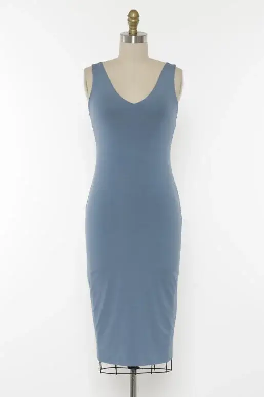 Final Touch - Wholesale Dress - Women's - Double Layer Bodycon Dress - D1600319