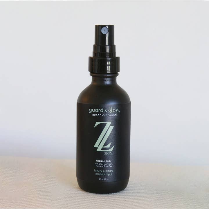 GUARD & GLOW FACIAL SPRAY: "OCEAN DRIFTWOOD" SCENT (2 oz) for wholesale by ZL SKIN