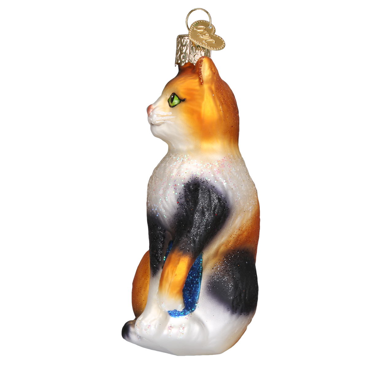 Old World Christmas - Wholesale Ornament - Calico Cat Ornament3